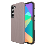 Triangle Shockproof Case With Anti Slip Grains for Samsung Galaxy A17 / A16 / A26 5G – Rose Gold
